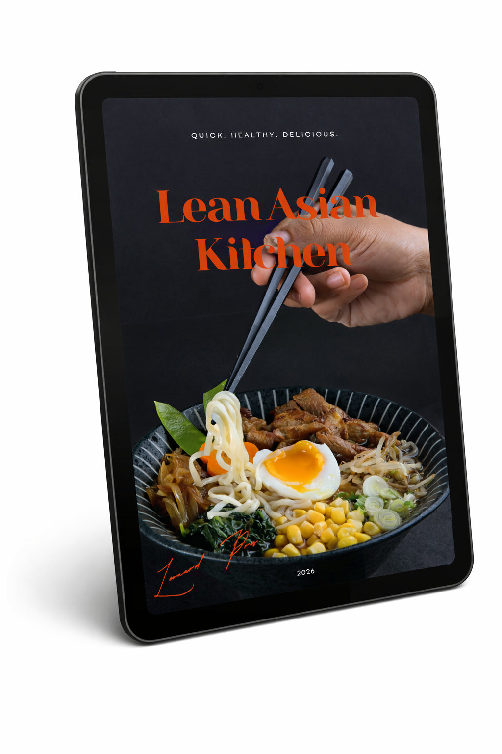 Lean Asian Kitchen Cookbook Cover