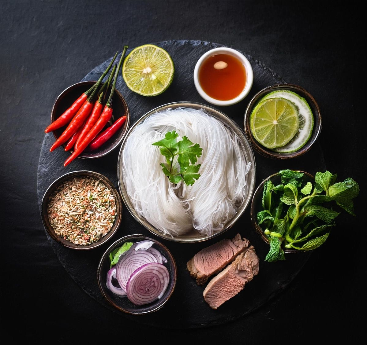 Fresh Asian ingredients for cooking