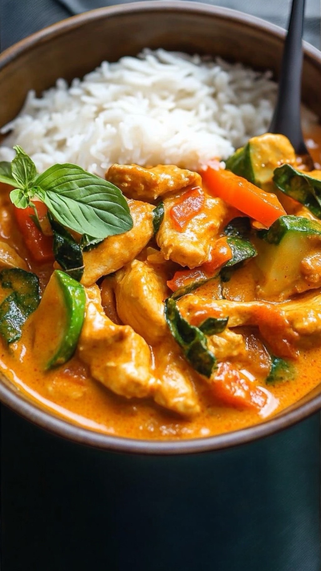 Vietnamese Protein Pho with chicken and fresh herbs